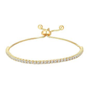 Zirconia gold bracelet 87185